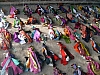 Preparation of the exhibition : the dolls