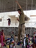 Preparation of the exhibition : the dolls