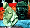 Stone carving : green stone