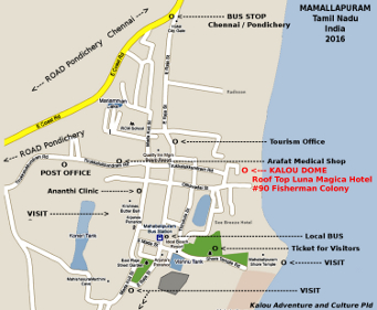 Mamallapuram Map